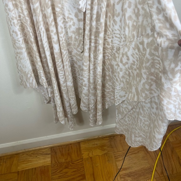 Calvin Klein White Sequin Tiered Sundress - Picture 2 of 5